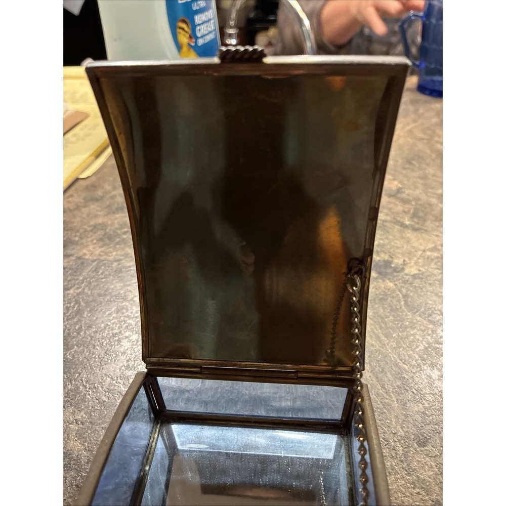 Vtg 1993 Foil Art Angel Keepsake Trinket Box  ARTWORK Thomas Cathey Collection - Picture 4 of 8